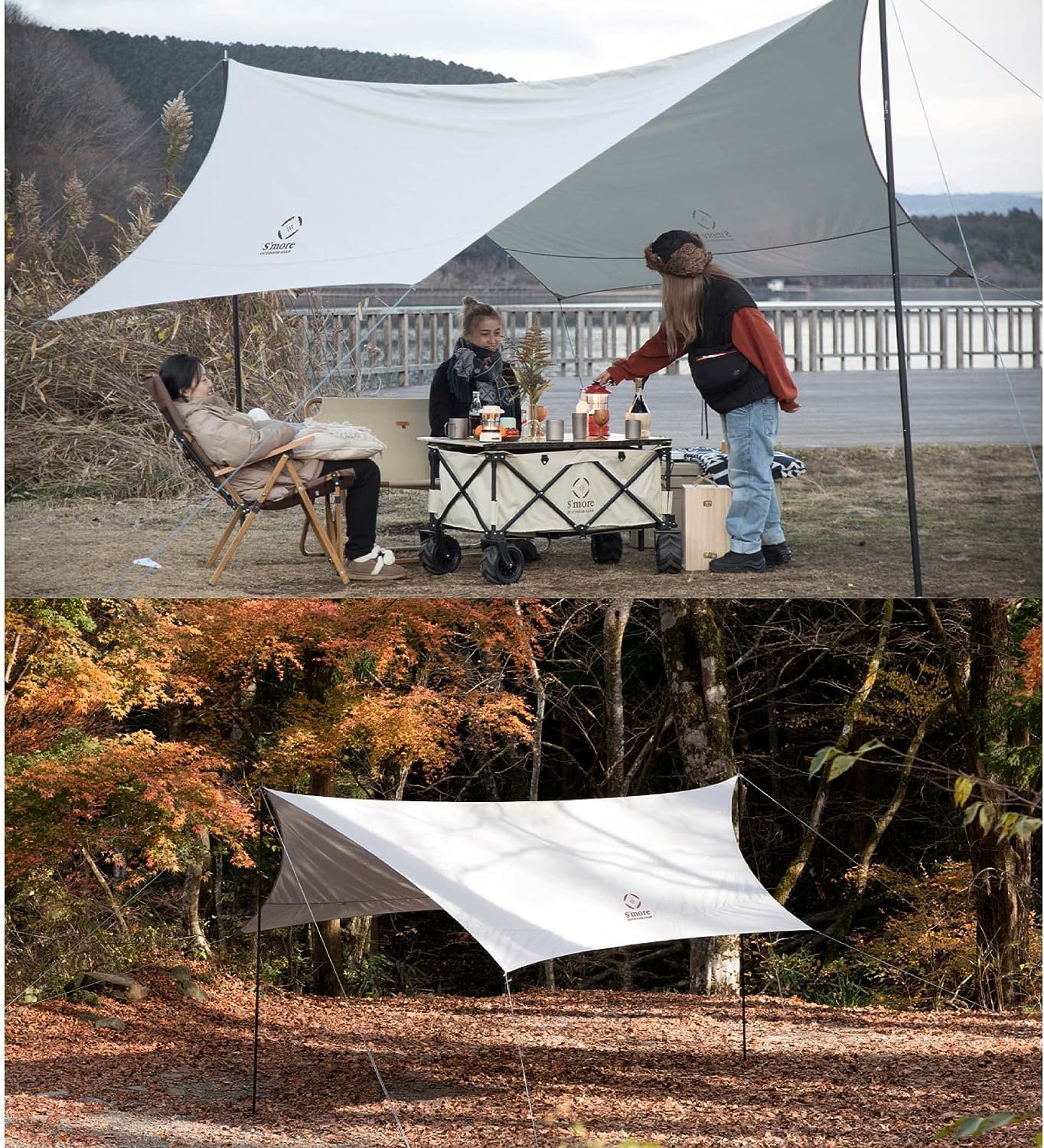 Amazon | S'more(スモア) A-Base tent Tarp 420 A-Baseテントタープ420